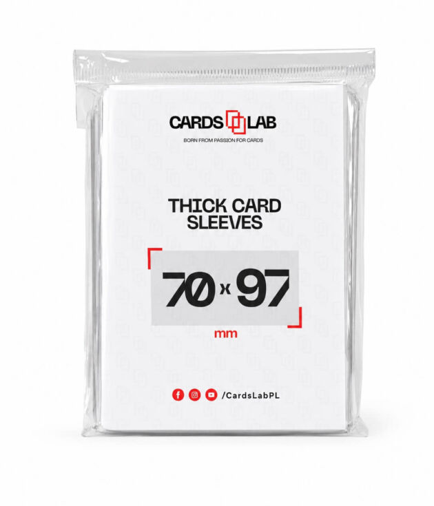 Cards Lab Thick Card Sleeves 70 × 97 mm
