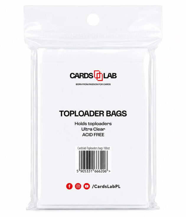 Cards Lab Toploader Bags (Koszulki na toploadery) 100 sztuk
