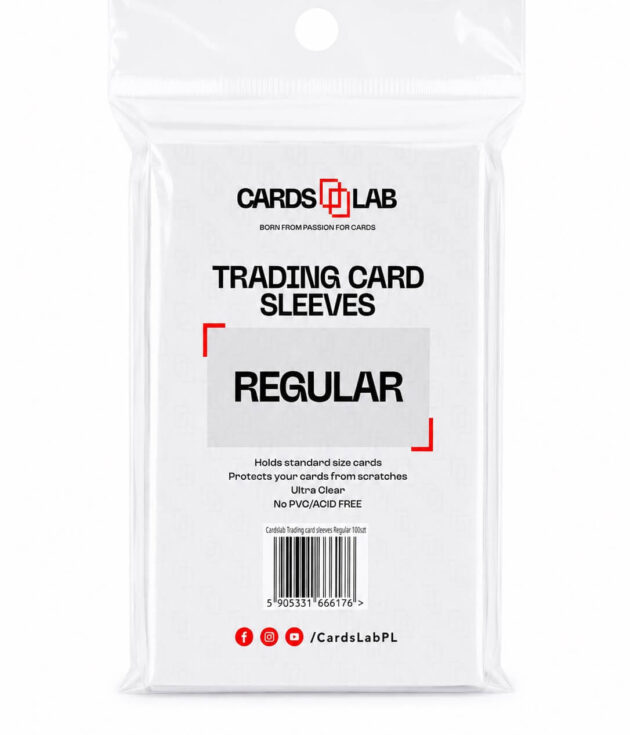 Cards Lab Trading Card Sleeves Regular – koszulki na karty 100 sztuk
